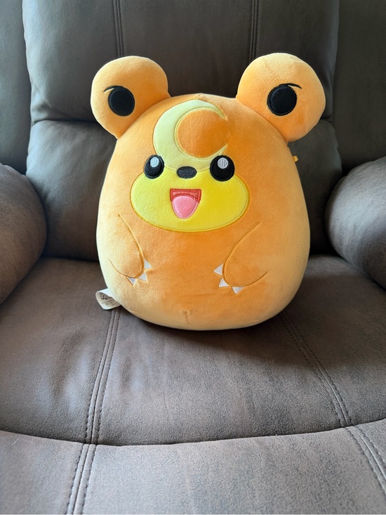 Pokemon Other - Pokemon Plush Teddy with Yellow Face and Crescent Moon Accent